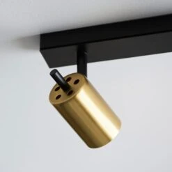 Dunelm Carter 4 Light Gold Spotlight Bar -Home Lighting 30754822 alt05