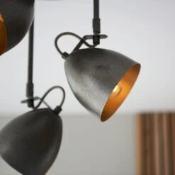 Dunelm Rolton 3 Light Gunmetal Spotlight -Home Lighting 30754830 alt05