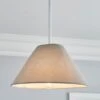 Dunelm Luna Conical Grey Shade 25cm