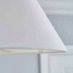 Dunelm Luna Conical Ivory Shade 25cm -Home Lighting 30755333 alt02