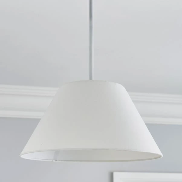 Dunelm Luna Conical White Shade 35cm 2 Dunelm Luna Conical White Shade 35cm - Image 2