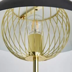 Dunelm Emzo Black Floor Lamp -Home Lighting 30755585 alt02