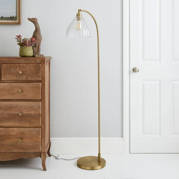 Churchgate Allexton Glass Floor Lamp 2 Churchgate Allexton Glass Floor Lamp - Image 2