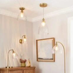 Churchgate Allexton Glass Floor Lamp 11 Churchgate Allexton Glass Floor Lamp -Home Lighting 30755586 alt06