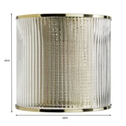 Dunelm Kruze Glass Easy Fit Pendant -Home Lighting 30755589 alt07