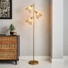 Elements Jaula Gold Floor Lamp