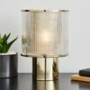 Dunelm Kruze Glass Table Lamp
