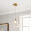 Churchgate Allexton Glass Ceiling Fitting