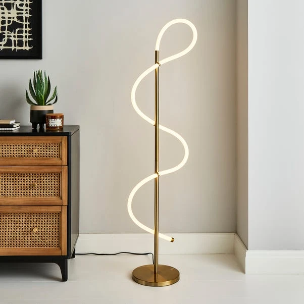 Dunelm Flexi Integrated LED Dimmable Floor Lamp 1 Dunelm Flexi Integrated LED Dimmable Floor Lamp