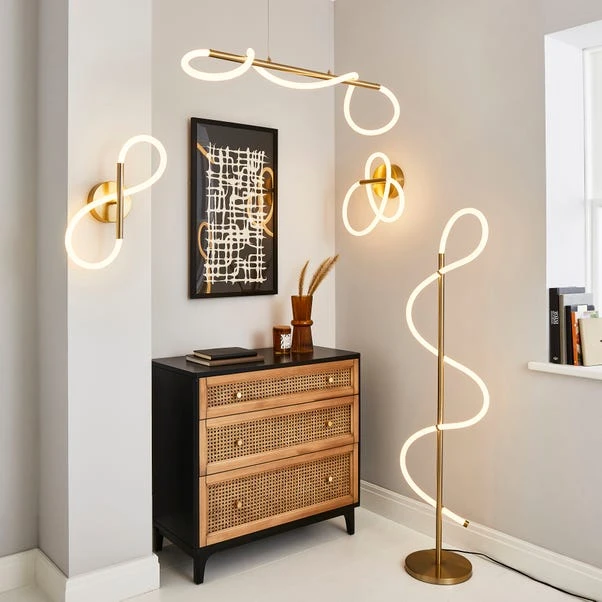 Dunelm Flexi Integrated LED Dimmable Floor Lamp 6 Dunelm Flexi Integrated LED Dimmable Floor Lamp - Image 6