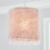 Dunelm Suzu Pink Easy Fit Pendant
