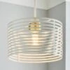 Dunelm Kiel White Easy Fit Pendant