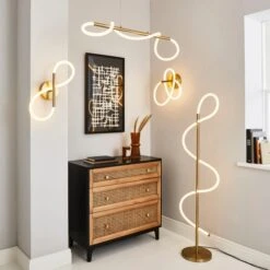 Dunelm Flexi Integrated LED Wall Light 50cm -Home Lighting 30755728 alt06