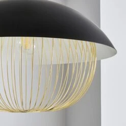 Dunelm Emzo Black Ceiling Fitting 50cm -Home Lighting 30755730 alt02