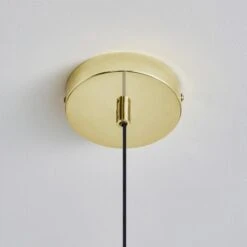 Dunelm Emzo Black Ceiling Fitting 50cm -Home Lighting 30755730 alt03