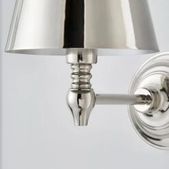 Dorma Bedford Polished Nickel Wall Light -Home Lighting 30755750 alt02