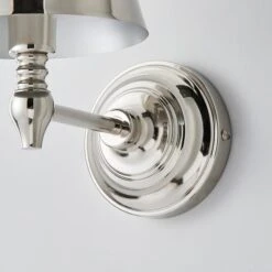 Dorma Bedford Polished Nickel Wall Light -Home Lighting 30755750 alt03