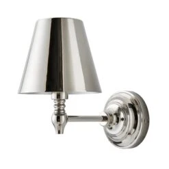 Dorma Bedford Polished Nickel Wall Light -Home Lighting 30755750 alt05