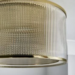 Dunelm Kruze Glass Flush Fitting 8 Dunelm Kruze Glass Flush Fitting -Home Lighting 30755765 alt02