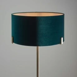 Vogue Lighting Vogue Balaton 1 Light Green Velvet Floor Lamp -Home Lighting 30755829 alt02