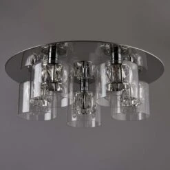 Vogue Lighting Vogue Armoury 5 Light Flush Ceiling Fitting 8 Vogue Lighting Vogue Armoury 5 Light Flush Ceiling Fitting -Home Lighting 30755830 alt03