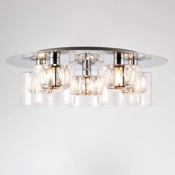 Vogue Lighting Vogue Armoury 5 Light Flush Ceiling Fitting 5 Vogue Lighting Vogue Armoury 5 Light Flush Ceiling Fitting - Image 5
