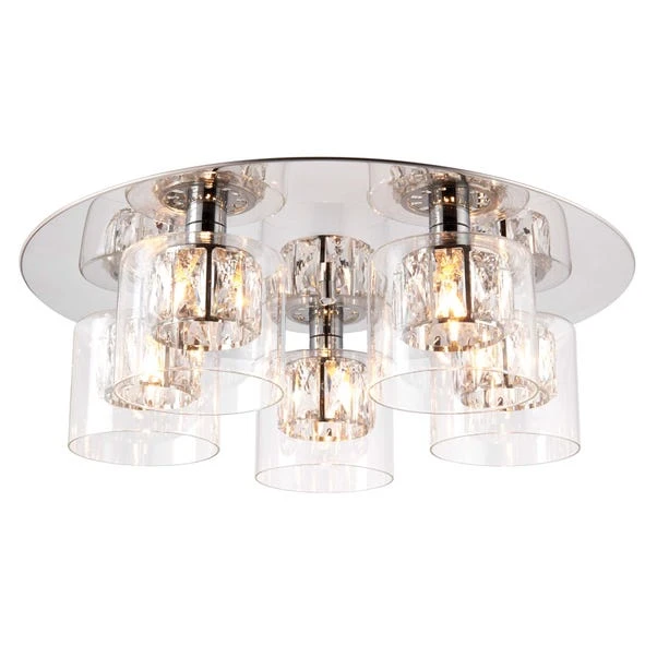 Vogue Lighting Vogue Armoury 5 Light Flush Ceiling Fitting 6 Vogue Lighting Vogue Armoury 5 Light Flush Ceiling Fitting - Image 6