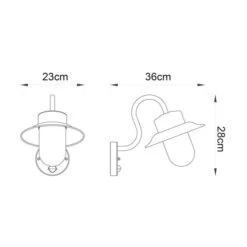 Vogue Lighting Vogue Windermere Outdoor PIR Wall Light -Home Lighting 30755865 alt07