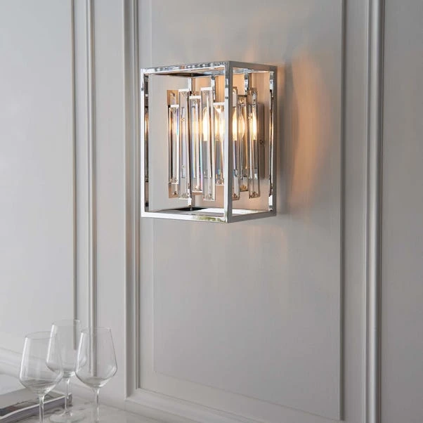 Vogue Lighting Vogue Crystal Juneau Wall Light 1 Vogue Lighting Vogue Crystal Juneau Wall Light