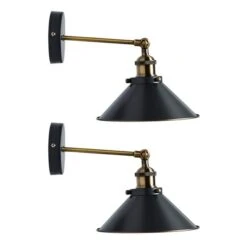 Dunelm Logan Grey Industrial Wall Light Twin Pack -Home Lighting 30762320 alt05