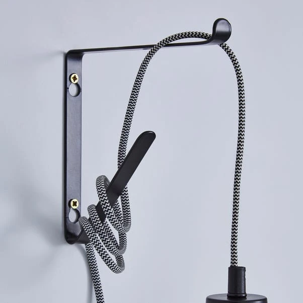 Dunelm Bradford Plug In Flex Set Twin Pack Matt Black 5 Dunelm Bradford Plug In Flex Set Twin Pack Matt Black - Image 5