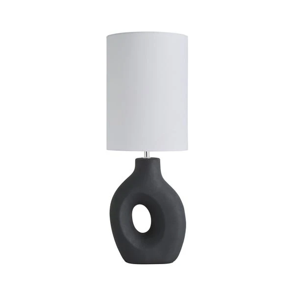 Dunelm Dinah Sculptural Black Table Lamp 5 Dunelm Dinah Sculptural Black Table Lamp - Image 5