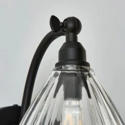 Churchgate Allexton Black Wall Light -Home Lighting 30763303 alt02