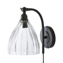 Churchgate Allexton Black Wall Light -Home Lighting 30763303 alt05