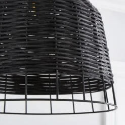 Dunelm Lowa Easy Fit Pendant Black -Home Lighting 30766149 alt02