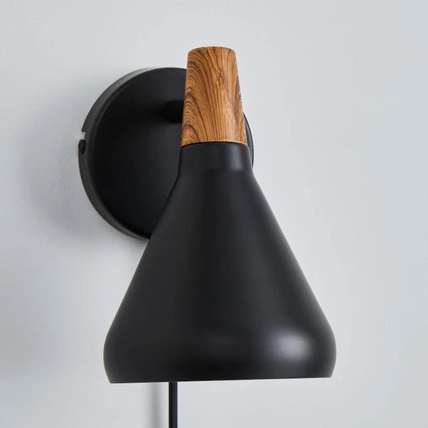 Elements Wolston Plug In Wall Light 3 Elements Wolston Plug In Wall Light - Image 3