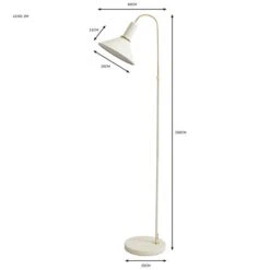 Dunelm Corben Floor Lamp -Home Lighting 30766180 alt07