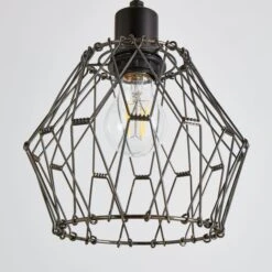 Dunelm Frances 3 Light Diner Ceiling Fitting -Home Lighting 30766182 alt02