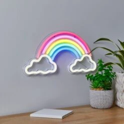 Dunelm Rainbow Neon Sign