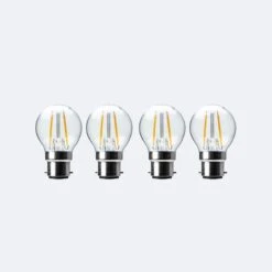 Status 2.5W Filament SES Mini Globe 4 Pack -Home Lighting 30767628 alt04