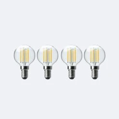 Status 4W Filament SES Mini Globe 4 Pack -Home Lighting 30767629 alt04