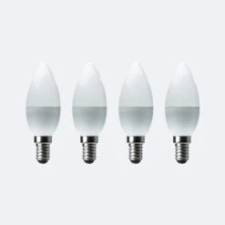 Status 5.5W Pearl SES Candle Bulb 4 Pack -Home Lighting 30767632 alt04