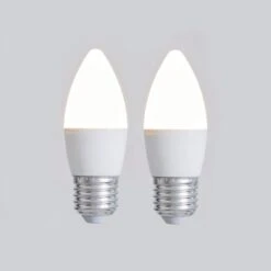 Status 4W Pearl ES Candle Bulb 2 Pack