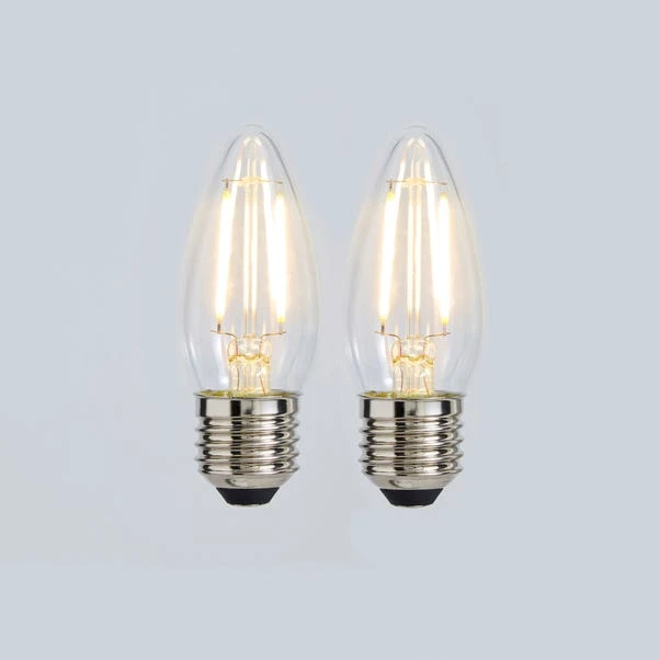 Status 2.5W Filament ES Candle Bulb 2 Pack 1 Status 2.5W Filament ES Candle Bulb 2 Pack