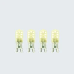 Status 2.2W Clear G9 Capsule Bulb 4 Pack
