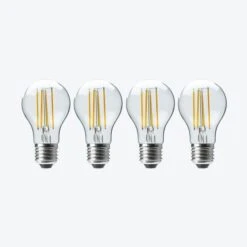 Status 6.5W Filament ES GLS Bulb 4 Pack -Home Lighting 30767707 alt04
