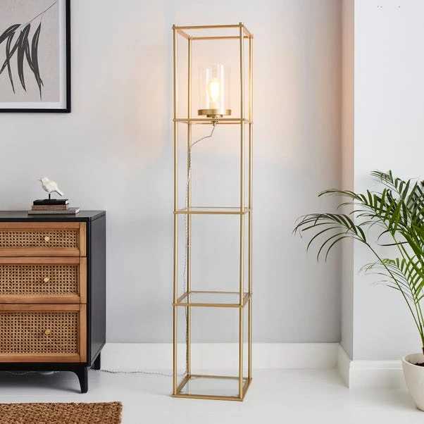 Dunelm Claude Shelved Floor Lamp 1 Dunelm Claude Shelved Floor Lamp