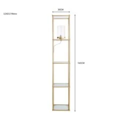 Dunelm Claude Shelved Floor Lamp 11 Dunelm Claude Shelved Floor Lamp -Home Lighting 30768625 alt07
