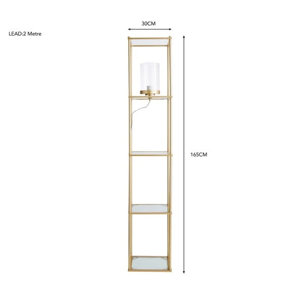 Dunelm Claude Shelved Floor Lamp 6 Dunelm Claude Shelved Floor Lamp - Image 6