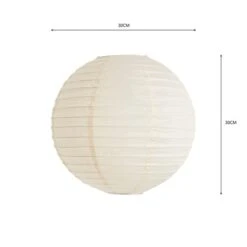 Dunelm Paper Shade -Home Lighting 30768634 alt07